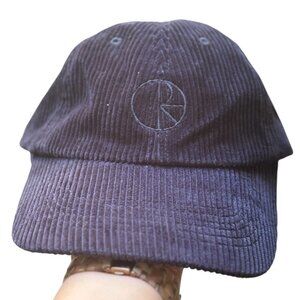 Polar Skate Co. Hat Men's Size Large Blue Logo Baseball Cap Adjustable Corduroy